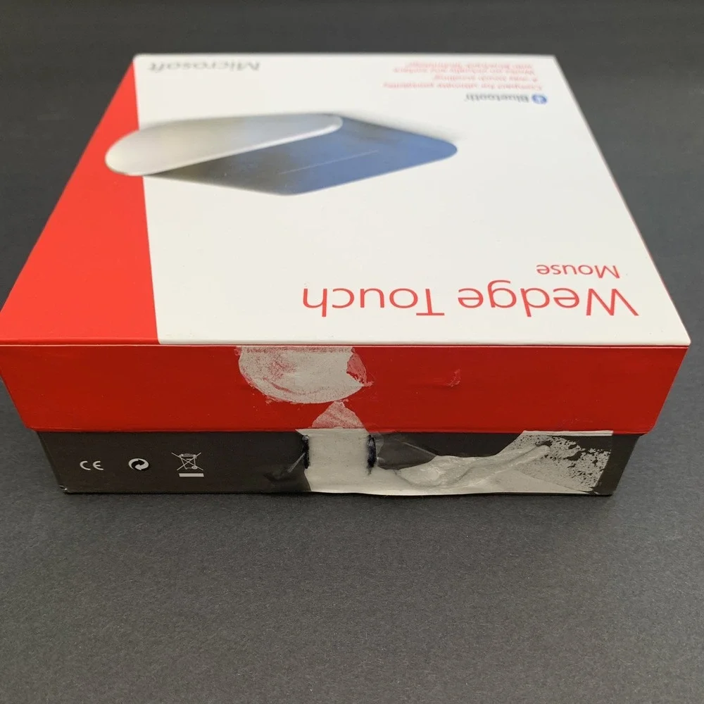 Microsoft Wedge Touch Mouse Bluetooth Compact Wireless 1498 Sealed *Box Damage*